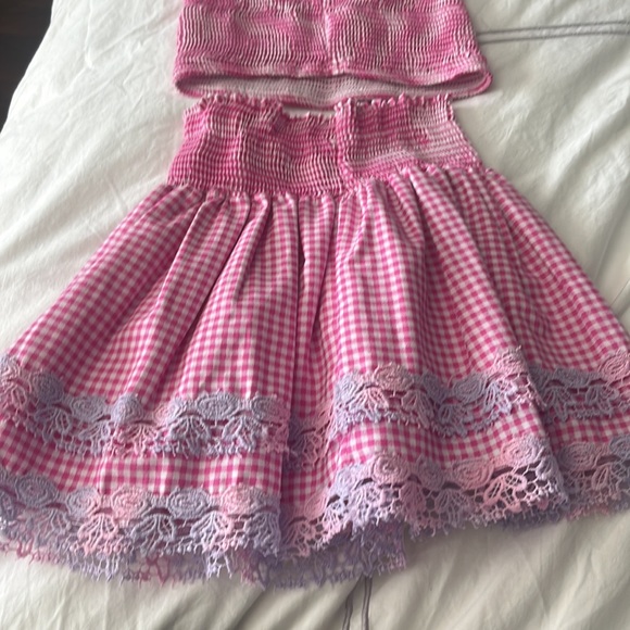 Peixoto Girls' Mariel Smocked Top & Skirt Set - Big Kid - size small - nwot - Picture 9 of 9